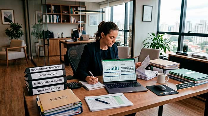Preparação para o Laudo de Avaliação: Quais documentos e métricas a empresa precisa organizar antes de iniciar o valuation