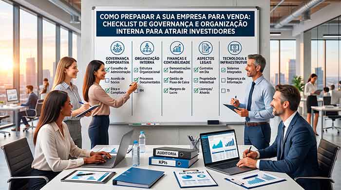 Como Preparar a Sua Empresa para Venda: o checklist de governança e organização interna para atrair investidores