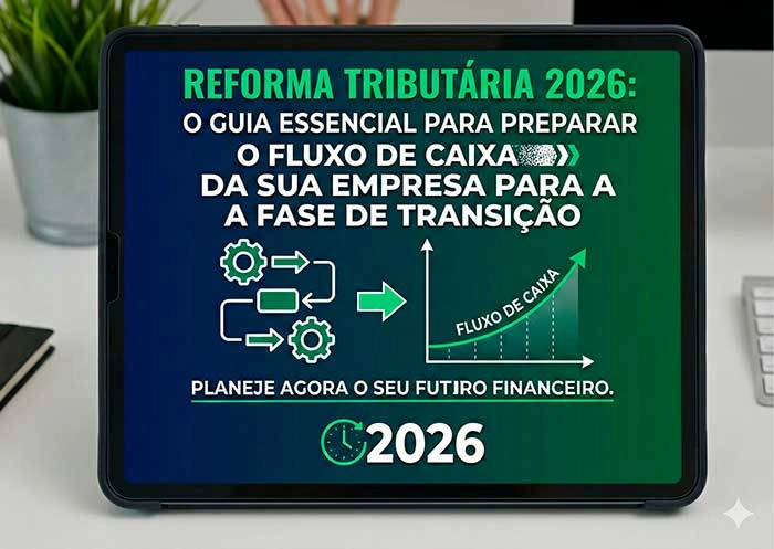 Reforma Tributária 2026: O guia essencial para preparar o fluxo de caixa da sua empresa para a fase de transição