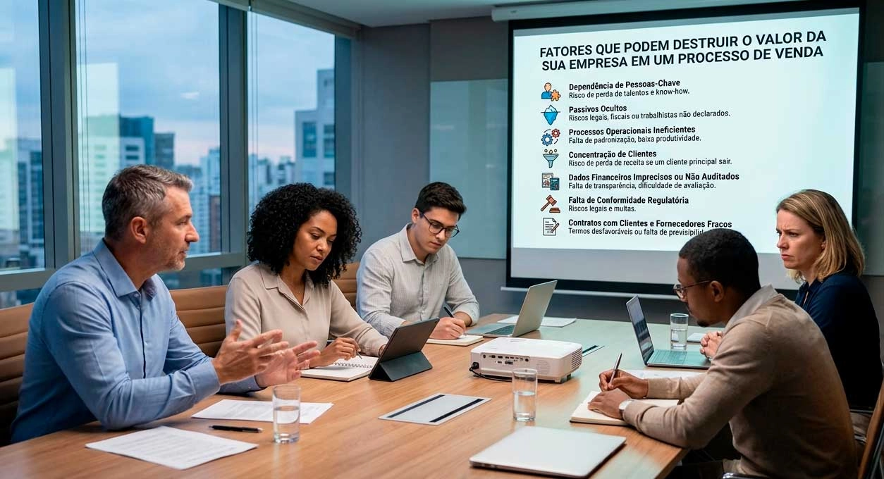 5 fatores que podem destruir o valor da sua empresa em um processo de venda