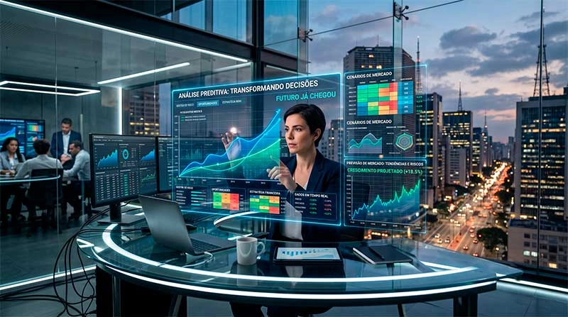 O Futuro Já Chegou: Como a Análise Preditiva Transforma a Tomada de Decisão Financeira
