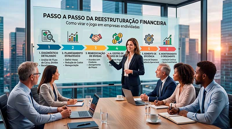 Passo a Passo da Reestruturação Financeira: Como virar o jogo em empresas endividadas