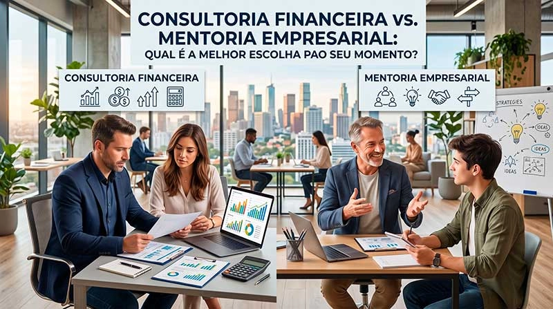 Consultoria Financeira vs. Mentoria Empresarial: Qual é a melhor escolha para o seu momento?